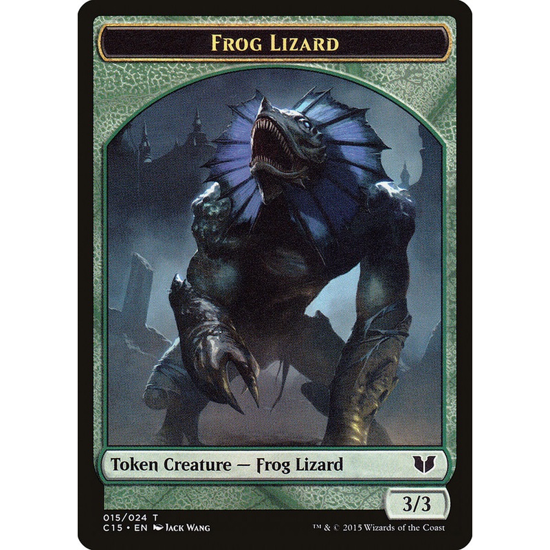 Frog Lizard Token [Commander 2015 Tokens]