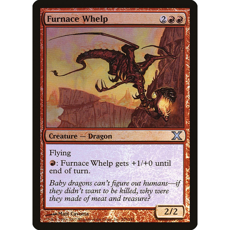 Furnace Whelp (Premium Foil) [Tenth Edition]
