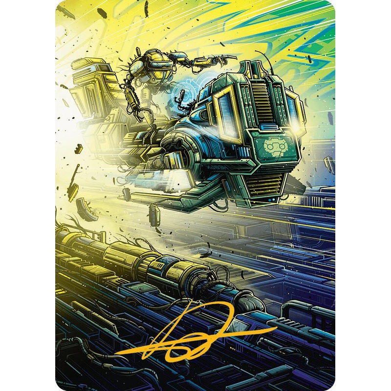 Guidelight Pathmaker Art Card (Gold-Stamped Signature) [Aetherdrift Art Series]