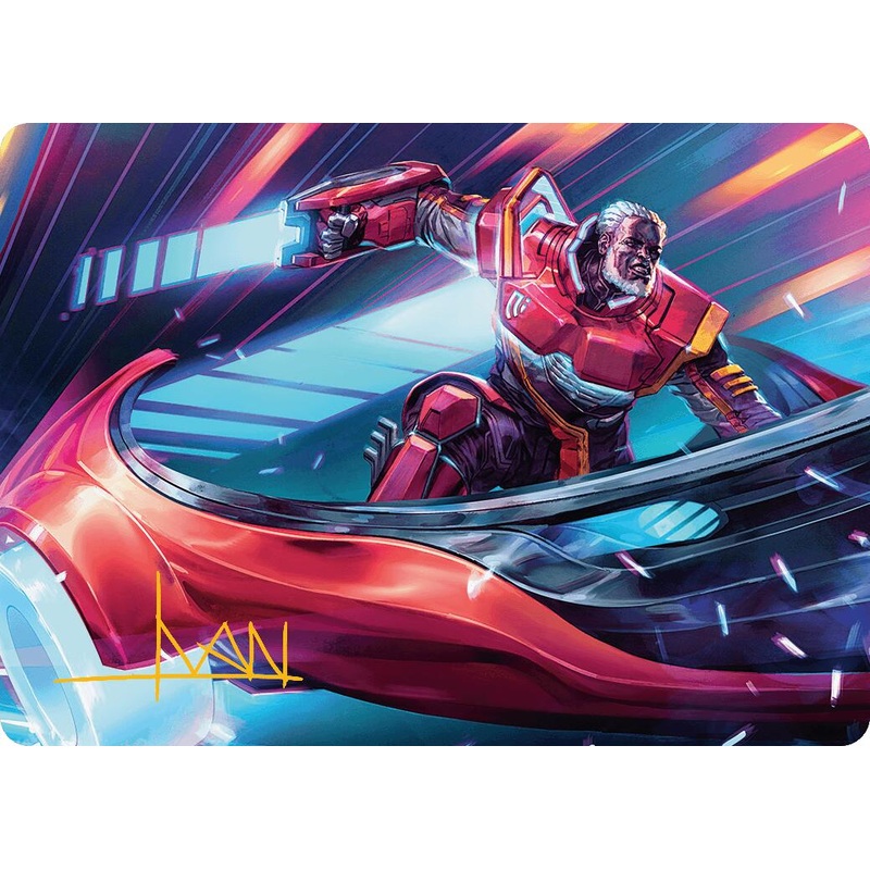Kolodin, Triumph Caster Art Card (Gold-Stamped Signature) [Aetherdrift Art Series]