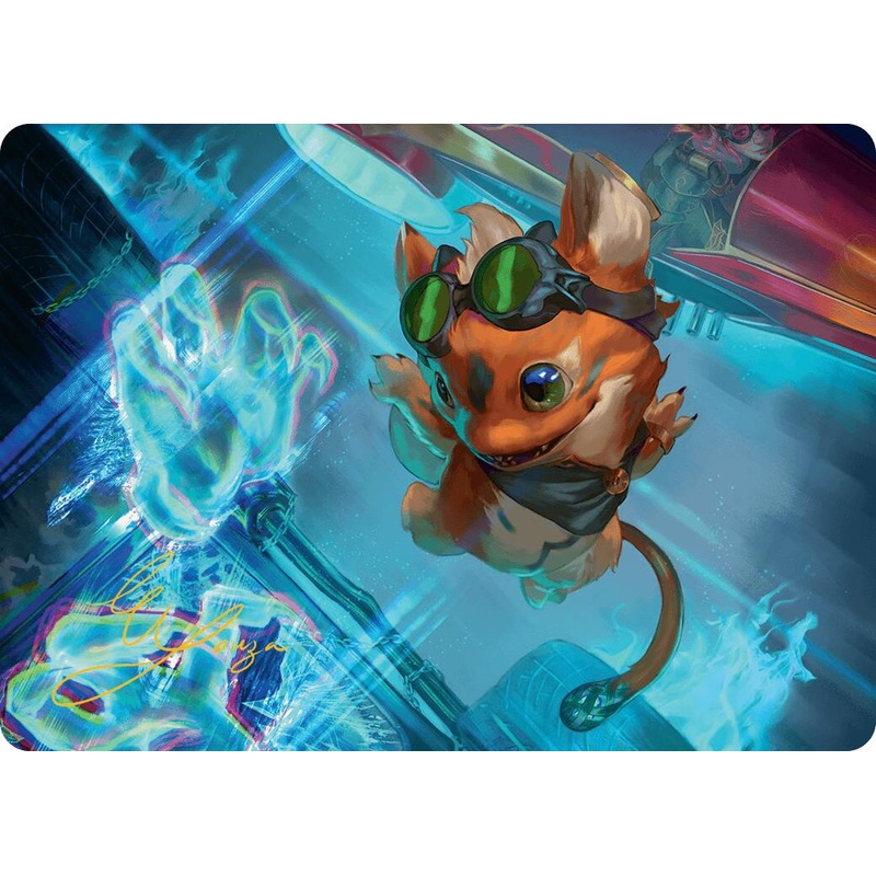 Loot, the Pathfinder Art Card (Gold-Stamped Signature) [Aetherdrift Art Series]