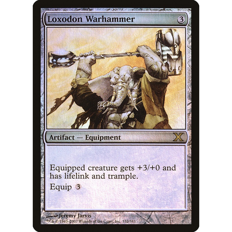 Loxodon Warhammer (Premium Foil) [Tenth Edition]