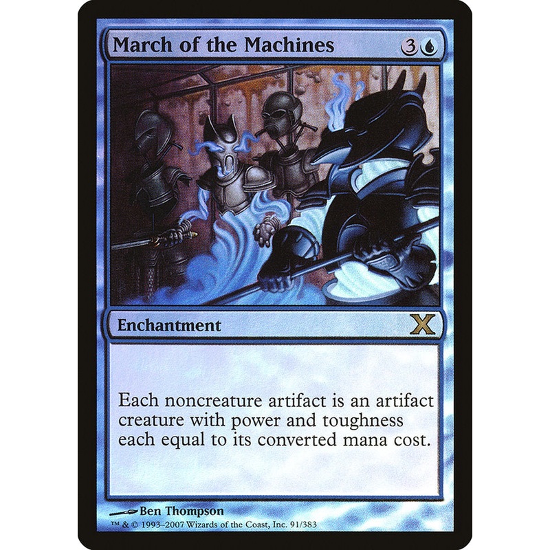 March of the Machines (Premium Foil) [Tenth Edition]