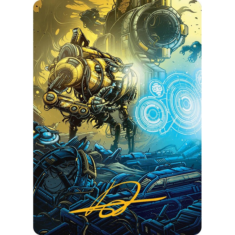 Mendicant Core, Guidelight Art Card (1/54) (Gold-Stamped Signature) [Aetherdrift Art Series]