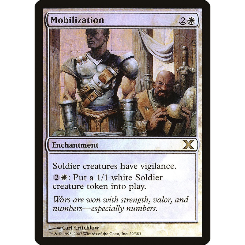 Mobilization (Premium Foil) [Tenth Edition]