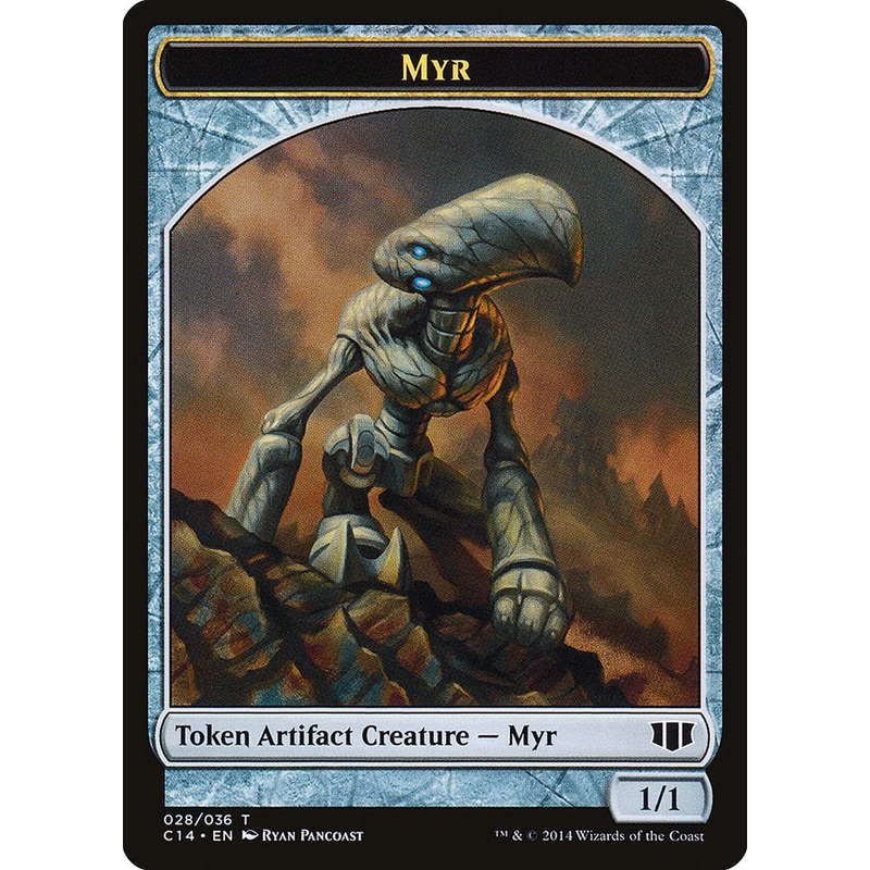 Myr // Pentavite Double-Sided Token [Commander 2014 Tokens]