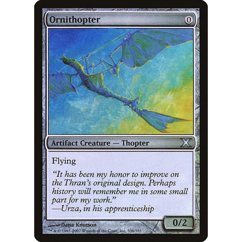 Ornithopter (Premium Foil) [Tenth Edition]