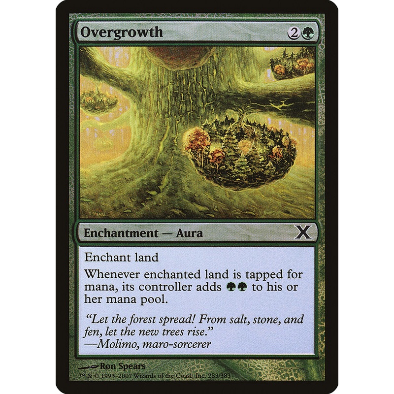 Overgrowth (Premium Foil) [Tenth Edition]