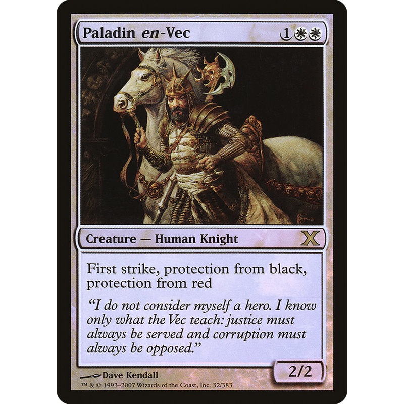 Paladin en-Vec (Premium Foil) [Tenth Edition]