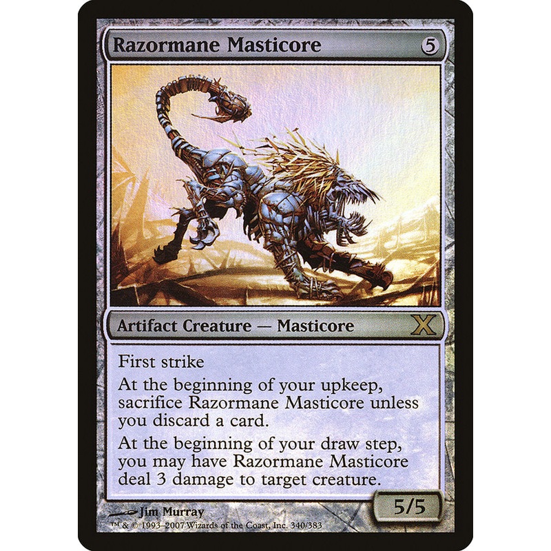 Razormane Masticore (Premium Foil) [Tenth Edition]