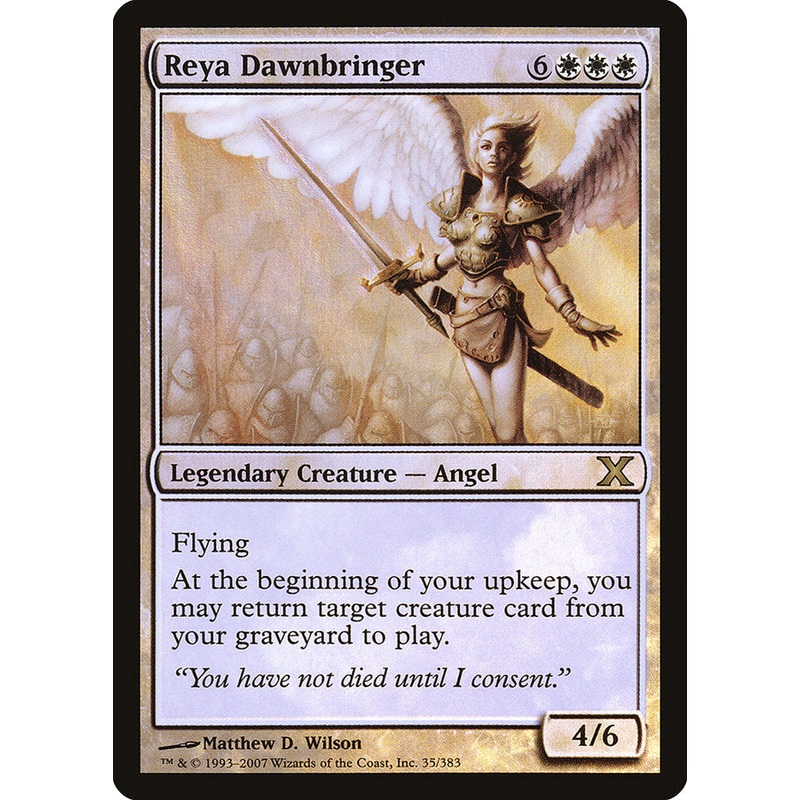 Reya Dawnbringer (Premium Foil) [Tenth Edition]