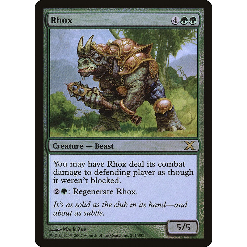 Rhox (Premium Foil) [Tenth Edition]