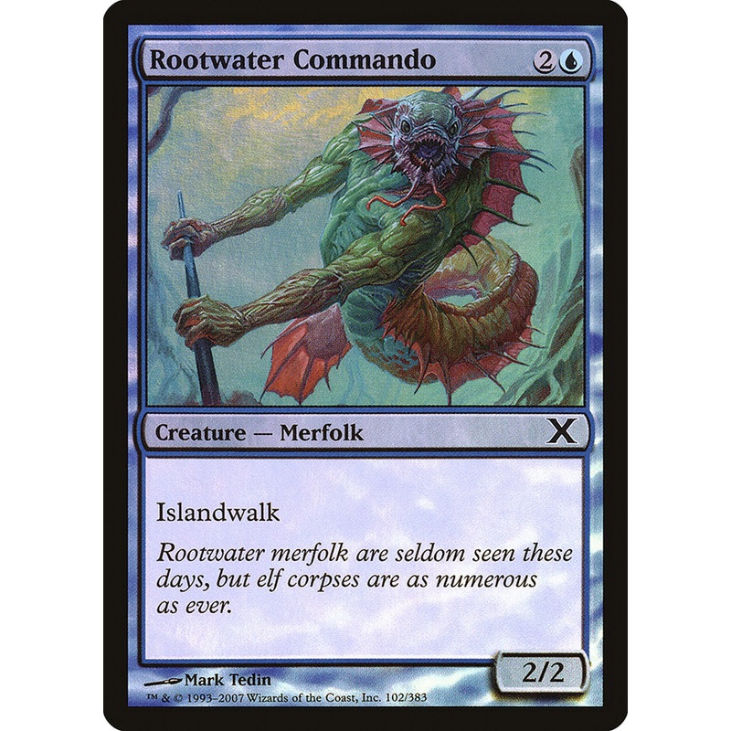Rootwater Commando (Premium Foil) [Tenth Edition]