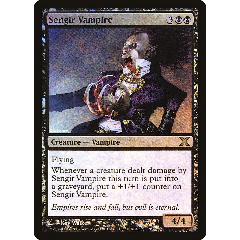 Sengir Vampire (Premium Foil) [Tenth Edition]
