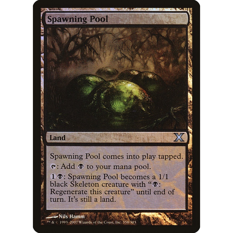 Spawning Pool (Premium Foil) [Tenth Edition]