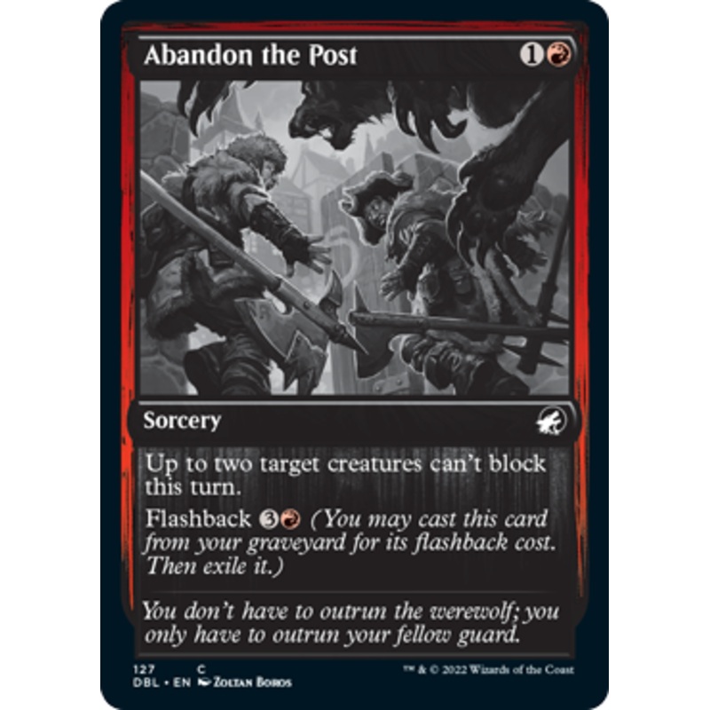 Abandon the Post [Innistrad: Double Feature]
