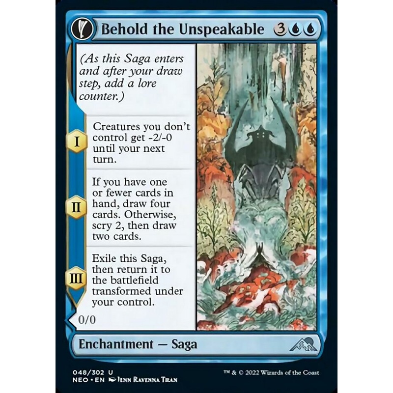 Behold the Unspeakable // Vision of the Unspeakable [Kamigawa: Neon Dynasty]