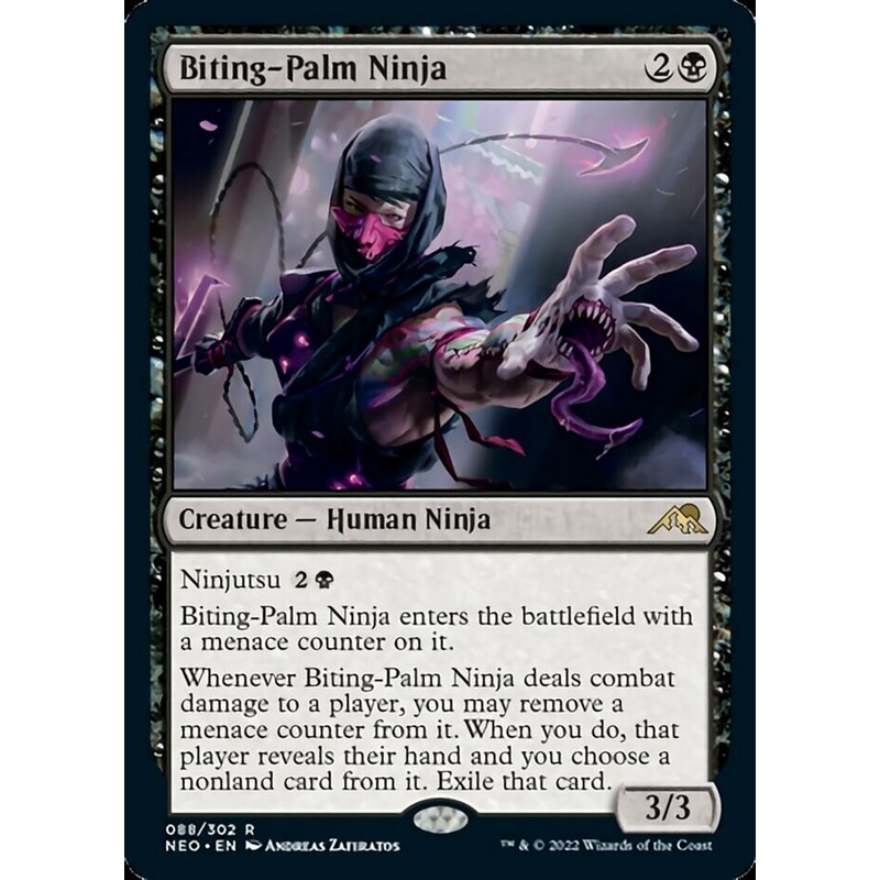 Biting-Palm Ninja [Kamigawa: Neon Dynasty]