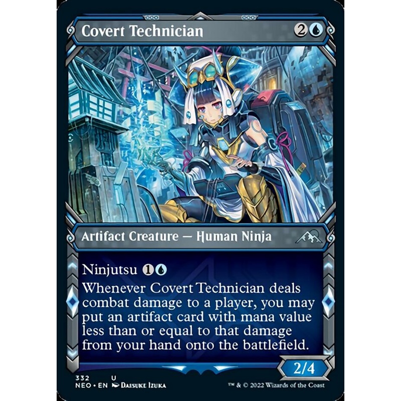 Covert Technician (Showcase Ninja) [Kamigawa: Neon Dynasty]