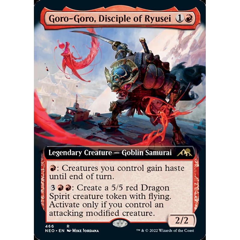 Goro-Goro, Disciple of Ryusei (Extended Art) [Kamigawa: Neon Dynasty]