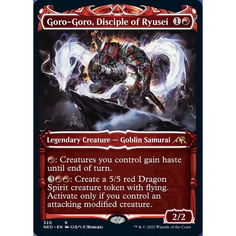 Goro-Goro, Disciple of Ryusei (Showcase Samurai) [Kamigawa: Neon Dynasty]