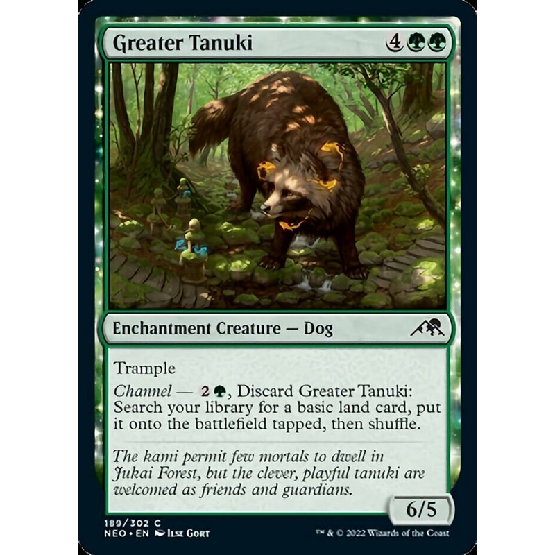 Greater Tanuki [Kamigawa: Neon Dynasty]