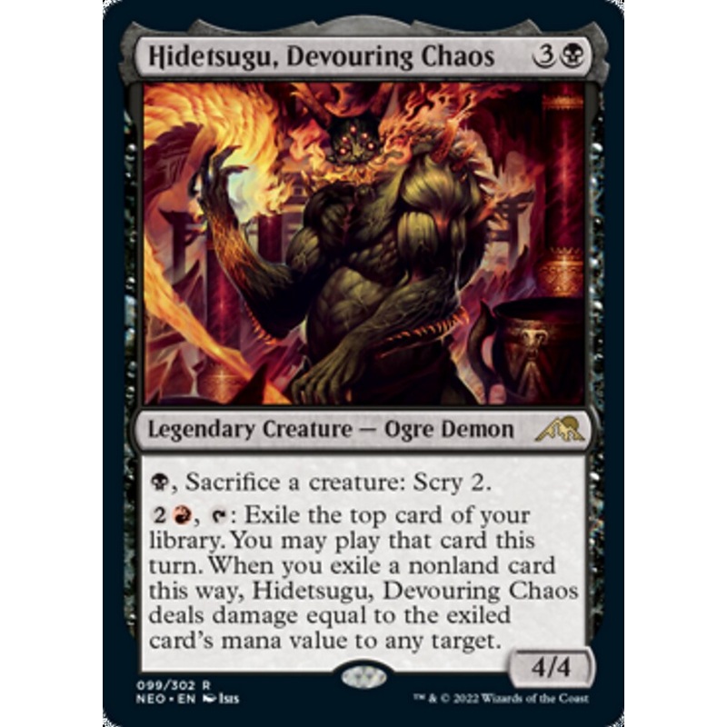Hidetsugu, Devouring Chaos [Kamigawa: Neon Dynasty]