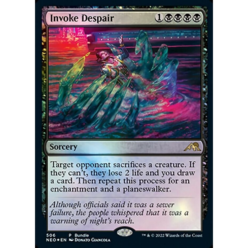 Invoke Despair (Bundle) [Kamigawa: Neon Dynasty]