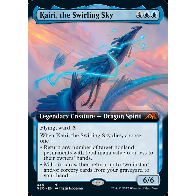 Kairi, the Swirling Sky (Extended Art) [Kamigawa: Neon Dynasty]