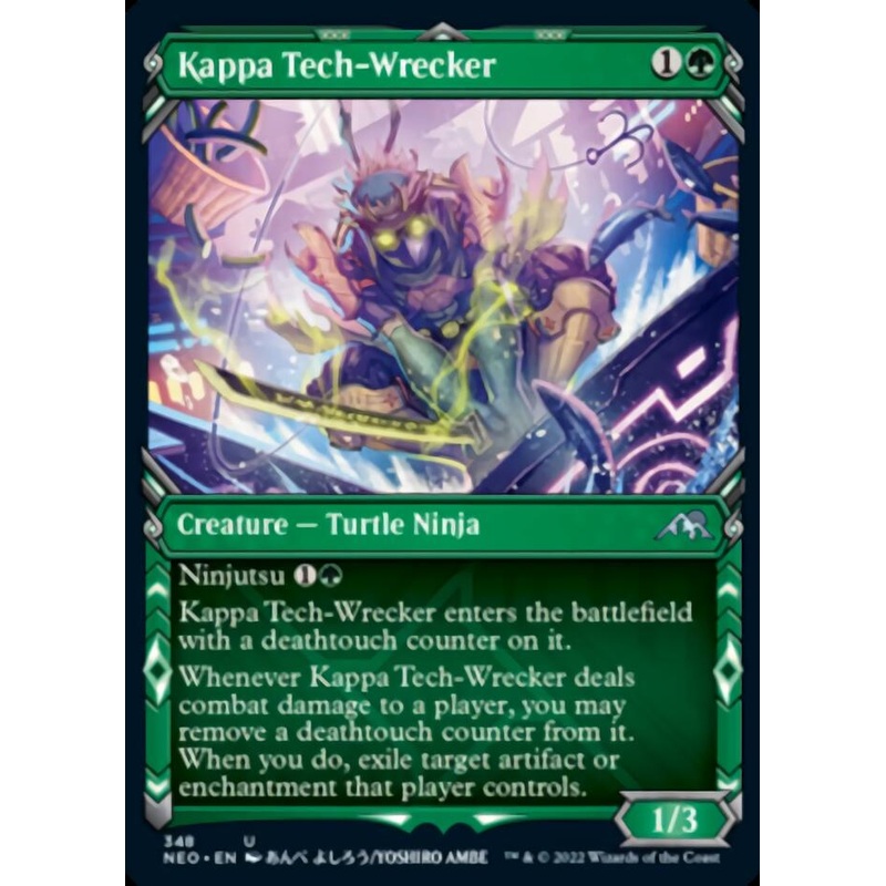 Kappa Tech-Wrecker (Showcase Ninja) [Kamigawa: Neon Dynasty]
