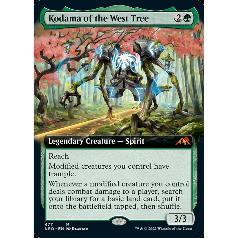 Kodama of the West Tree (Extended Art) [Kamigawa: Neon Dynasty]
