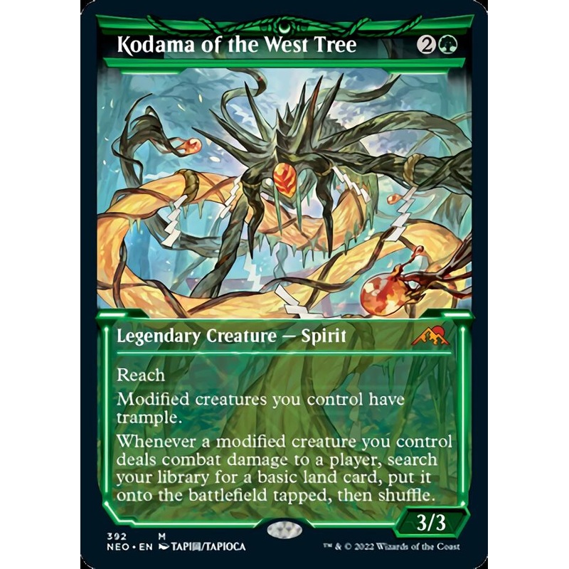 Kodama of the West Tree (Showcase Soft Glow) [Kamigawa: Neon Dynasty]