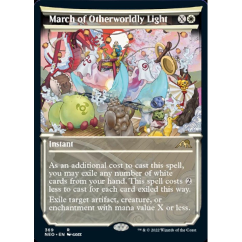 March of Otherworldly Light (Showcase Soft Glow) [Kamigawa: Neon Dynasty]
