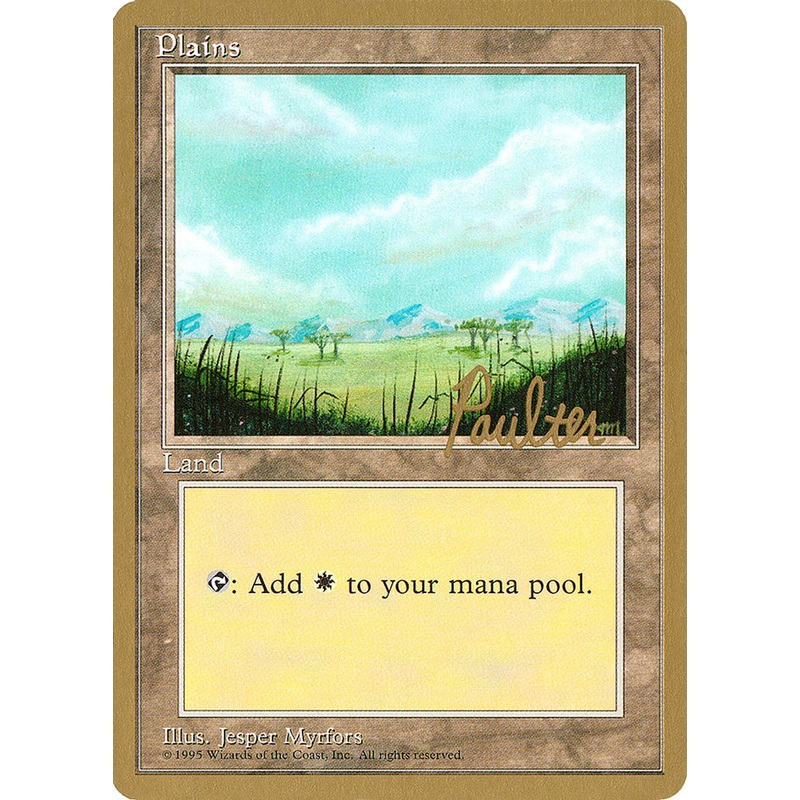 Plains (pp365) (Preston Poulter) [Pro Tour Collector Set]