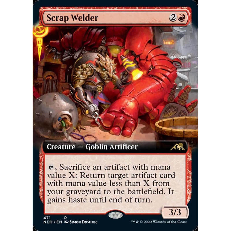 Scrap Welder (Extended Art) [Kamigawa: Neon Dynasty]