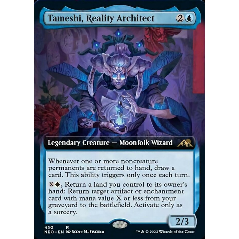 Tameshi, Reality Architect (Extended Art) [Kamigawa: Neon Dynasty]
