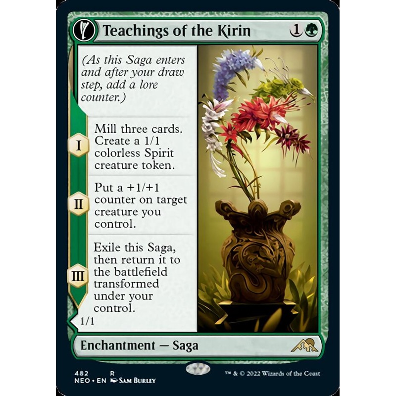 Teachings of the Kirin // Kirin-Touched Orochi (Extended Art) [Kamigawa: Neon Dynasty]