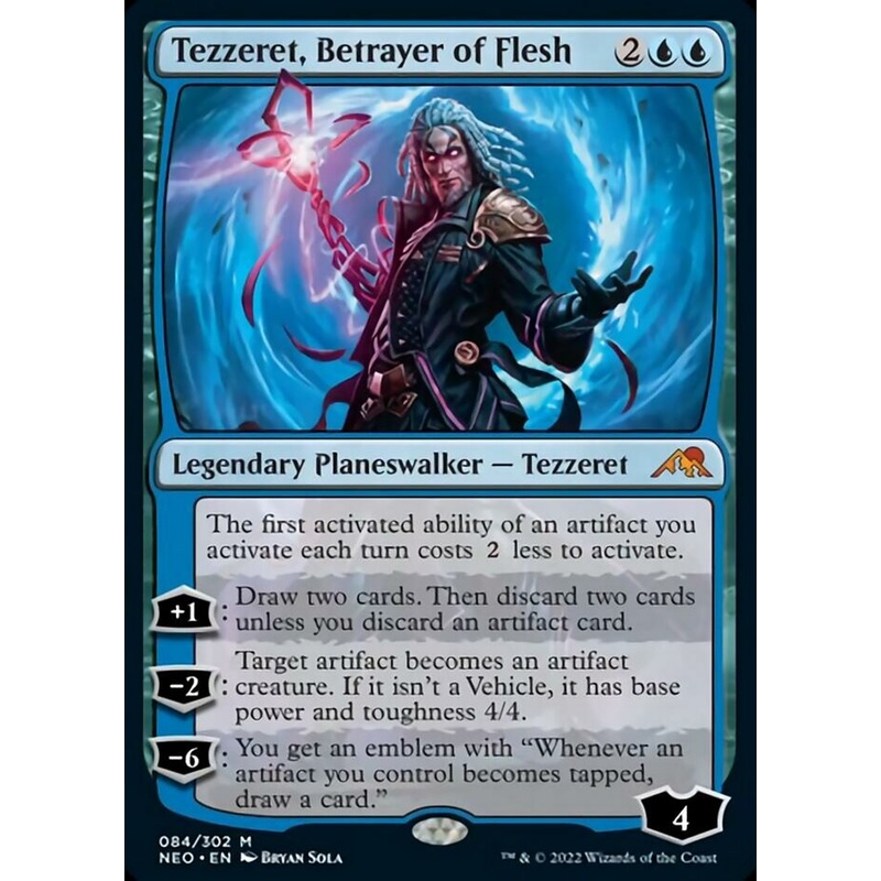 Tezzeret, Betrayer of Flesh [Kamigawa: Neon Dynasty]