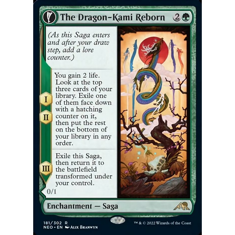 The Dragon-Kami Reborn // Dragon-Kami's Egg [Kamigawa: Neon Dynasty]