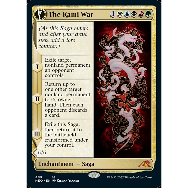 The Kami War // O-Kagachi Made Manifest (Extended Art) [Kamigawa: Neon Dynasty]