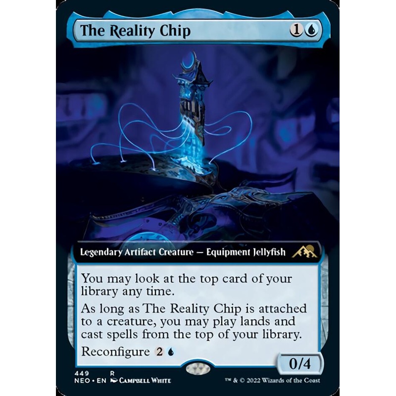 The Reality Chip (Extended Art) [Kamigawa: Neon Dynasty]