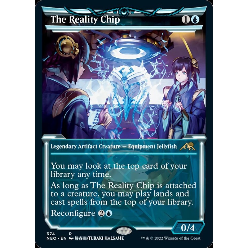 The Reality Chip (Showcase Soft Glow) [Kamigawa: Neon Dynasty]