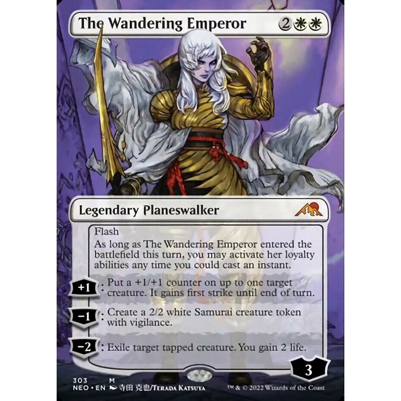 The Wandering Emperor (Borderless) [Kamigawa: Neon Dynasty]
