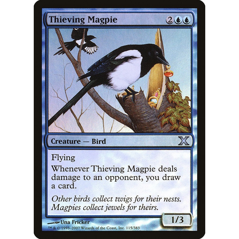 Thieving Magpie (Premium Foil) [Tenth Edition]