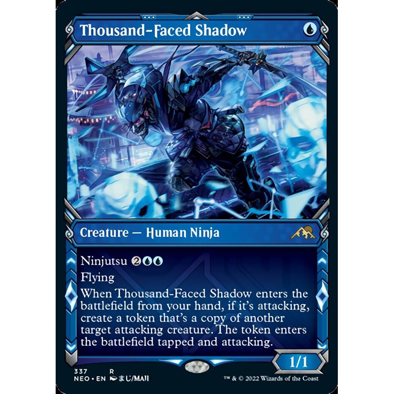 Thousand-Faced Shadow (Showcase Ninja) [Kamigawa: Neon Dynasty]