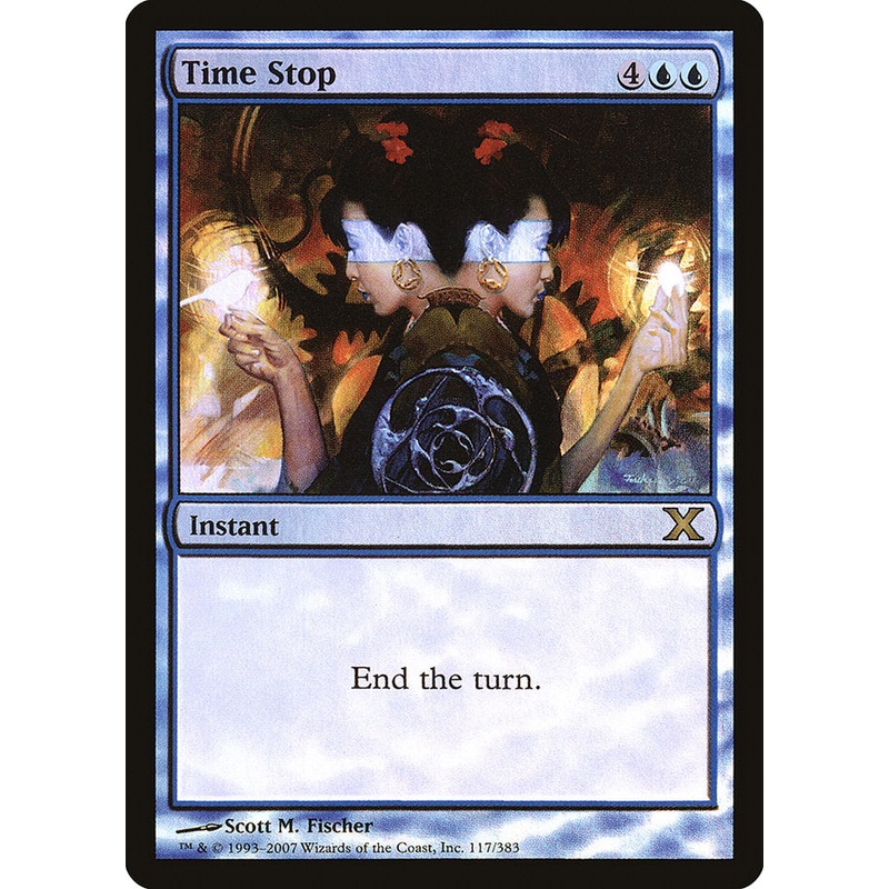 Time Stop (Premium Foil) [Tenth Edition]