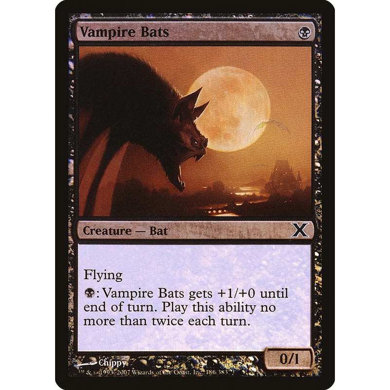 Vampire Bats (Premium Foil) [Tenth Edition]