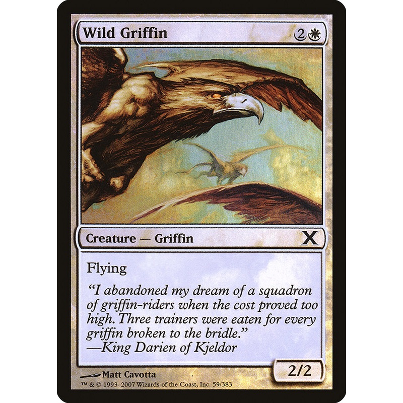Wild Griffin (Premium Foil) [Tenth Edition]