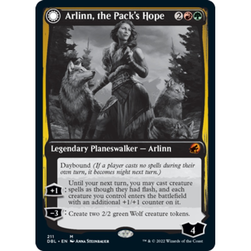 Arlinn, the Pack's Hope // Arlinn, the Moon's Fury [Innistrad: Double Feature]