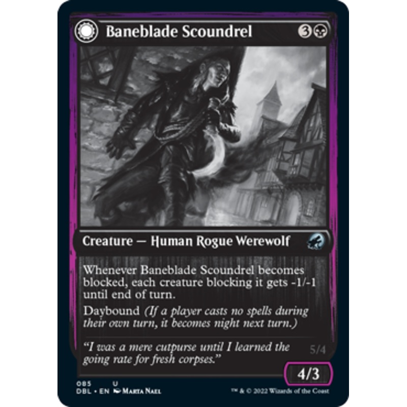 Baneblade Scoundrel // Baneclaw Marauder [Innistrad: Double Feature]